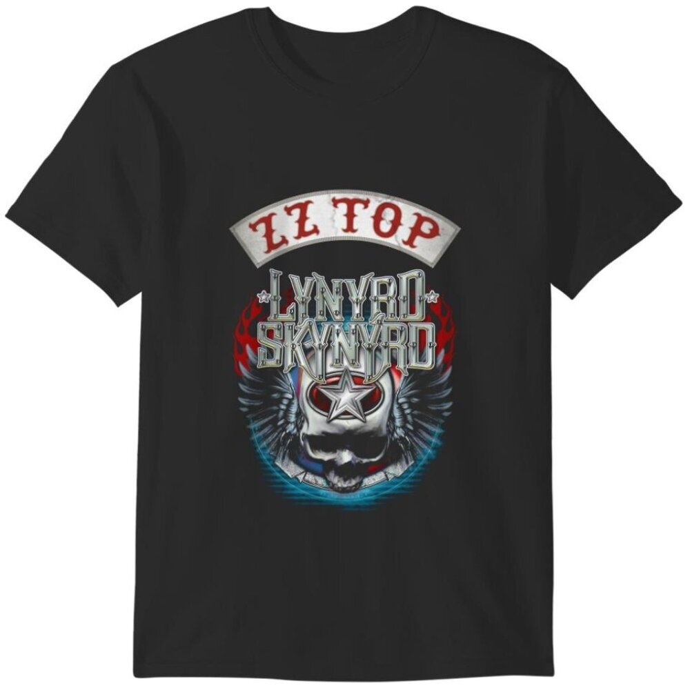 ZZ Top Lynyrd Skynyrd Sharp Dressed Simple Man 2023 Retro Music Fan Collector 05